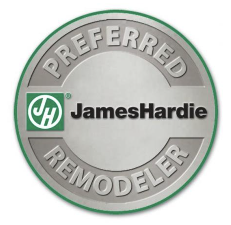 preferred james hardie remodeler KV construction LLC logo